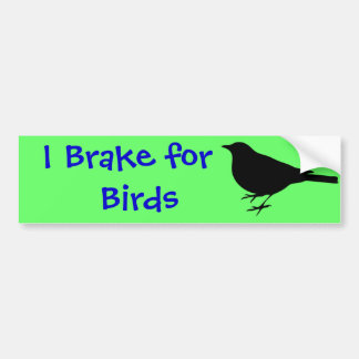 Ich bremse für Vogel-Autoaufkleber Autoaufkleber