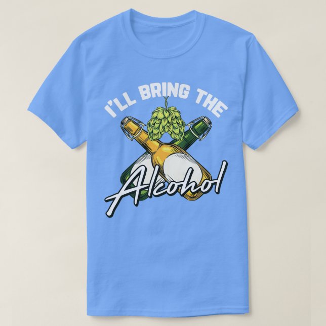Ich bringe das Alkohol-Motiv für einen Bachelor od T-Shirt (Design vorne)