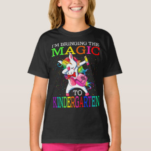 Ich bringe den Zauber zum Kindergarten-Einhorn T-Shirt