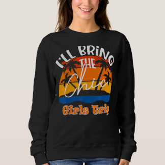 Ich bringe die schicke Girls-Reise mit Sweatshirt