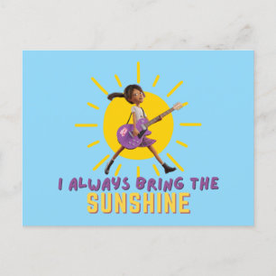 Ich bringe immer den Sonnenschein Postkarte