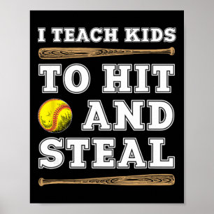 Ich bringe Kindern bei zu schlagen und zu stehlen Poster