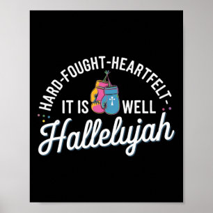 Ich bringe mein hart erkädigtes Herz Halleluja Poster