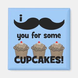 Ich bröckle dich für ein paar Kuchen. Magnet