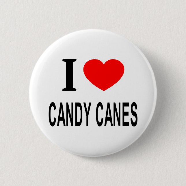 ICH ❤️ CANDY CANDY CANDY I LIEBE CANDY CANDY CANDY BUTTON (Vorderseite)