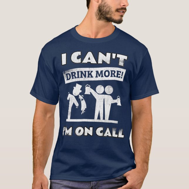 Ich Cant Im On Call Funny HVAC Tech T-Shirt (Vorderseite)