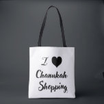 Ich 🖤 Chanukah. Einkauf<br><div class="desc">Mit unserer festlichen I 🖤 Chanukah Shopping Tasche bringen Sie Spaß und Laune in Ihre Urlaubsangebote! Diese Öko-freundliche Tasche ist ideal für Geschenke,  Lebensmittel und mehr,  während sie Chanukah-Freude verbreitet" Langsam,  geräumig und stilvoll,  ist der ultimative Urlaubsbegleiter,  der Ihre Liebe für die Saison spielerisch präsentiert.</div>