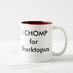 ICH CHOMP für Sharktopus Zweifarbige Tasse