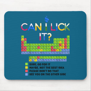 Ich Cool Can Leck Es Periodensystem Mousepad