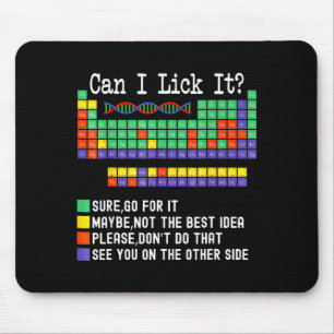 Ich Cool Kann Es Lecker Periodensystem Mousepad