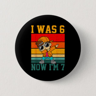 Ich Dabbe 7. Geburtstag 6 7 Button