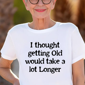 Ich dachte, älter werden würde länger dauern Tri-Blend shirt