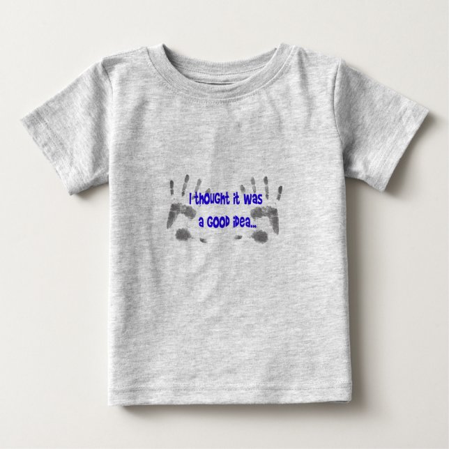 Ich dachte:.. baby t-shirt (Vorderseite)