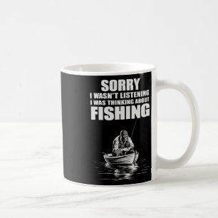 Ich dachte daran, lustige Fischer zu angeln  Kaffeetasse
