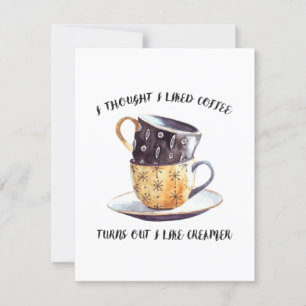 Ich dachte, ich mag Kaffee Einladung