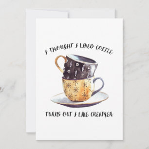 Ich dachte, ich mag Kaffee Save The Date