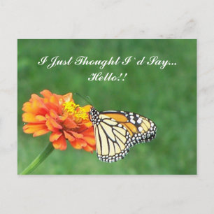 Ich dachte, ich würde sagen.. Hallo! Postkarte