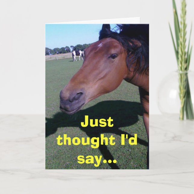 Ich dachte nur, ich würde sagen.. karte (Vorderseite)