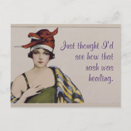 "Ich dachte nur, ich würde sehen, wie dieser Aussc Postkarte