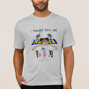 Ich dachte, sie sagten Rum - SS Sport-Tek T-Shirt