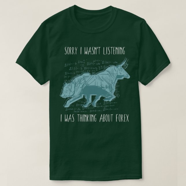 Ich dachte über den Devisenmarkt nach T-Shirt (Design vorne)