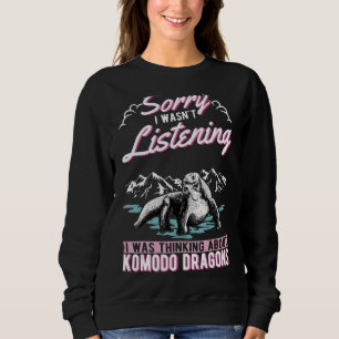 Ich dachte über Komodo-Drachen nach Sweatshirt