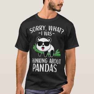 Ich dachte über Pandas Panda Bear Lover nach K T-Shirt