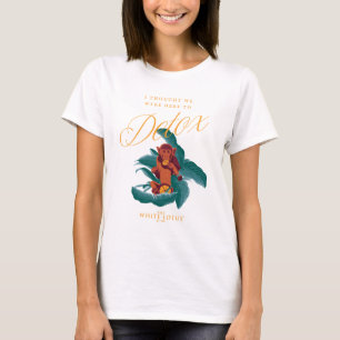 Ich dachte, wir wären hier zu Detox - der weiße Lo T-Shirt