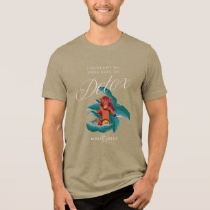 Ich dachte, wir wären hier zu Detox - der weiße Lo Tri-Blend Shirt