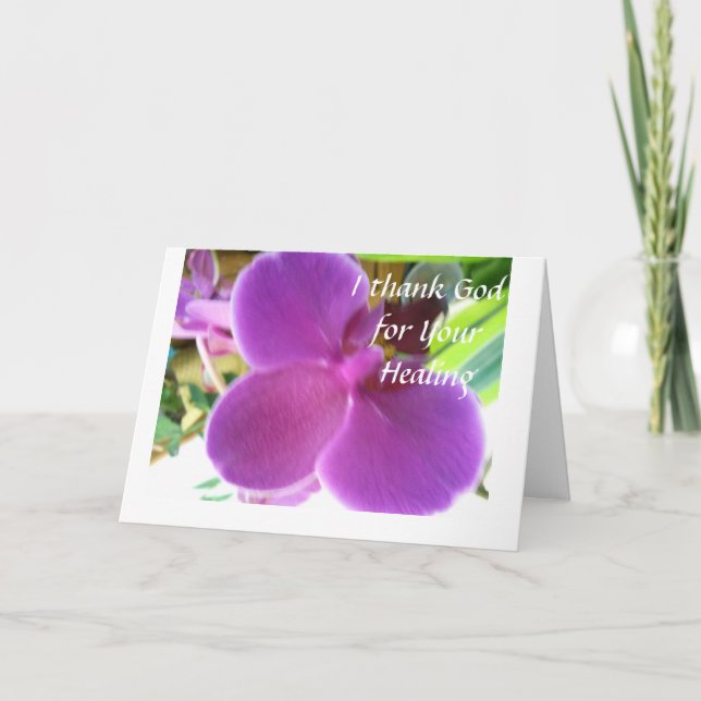 Ich danke Gott für deine Heilung. (Vorderseite)