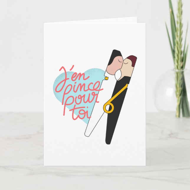 Ich davon kneife für toi karte (Vorderseite)