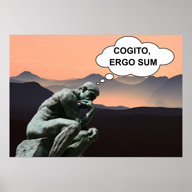 Ich denke, also bin ich poster (Vorne)