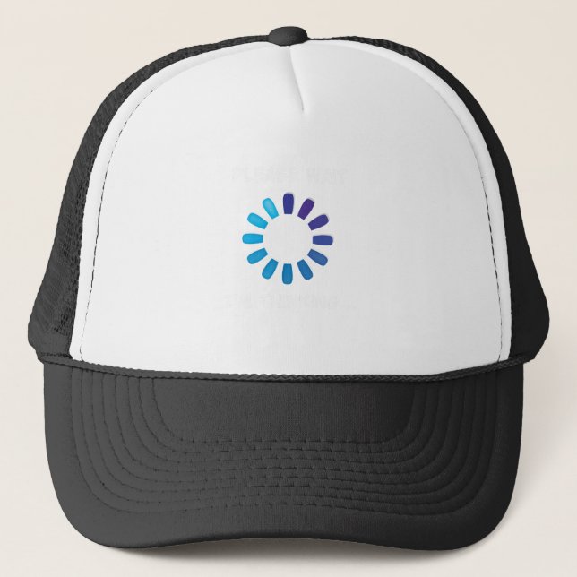 Ich denke an das Shirt des Computerprogramms Truckerkappe (Vorderseite)