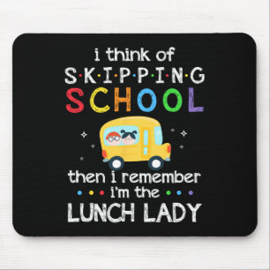 Ich denke an das Überspringen der Schule, an die i Mousepad