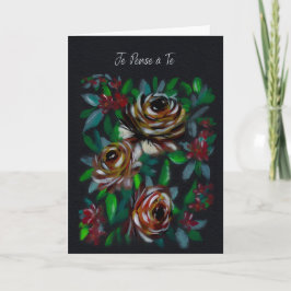 Ich denke an Dich Dir Gedanken senden Karte