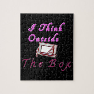 Ich denke aus der Box: Kreatives Design Puzzle