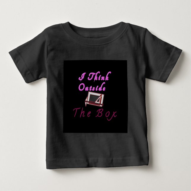 Ich denke, außerhalb der ZA-Box. Baby T-shirt (Vorderseite)