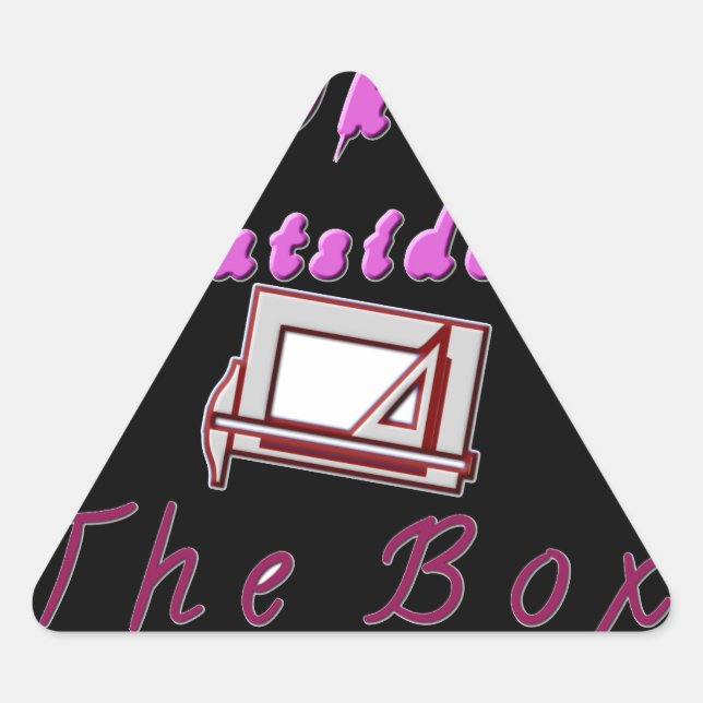 Ich denke, außerhalb der ZA-Box. Dreieckiger Aufkleber (Vorderseite)