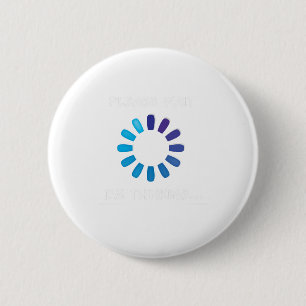 Ich denke Computerprogrammierer-Shirt Button