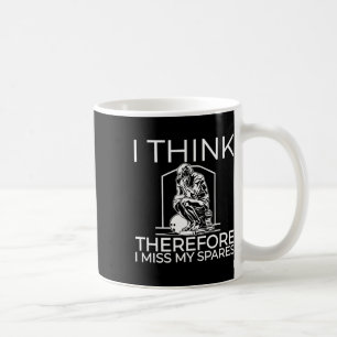 Ich denke daher, dass ich meine Spareinlagen vermi Kaffeetasse