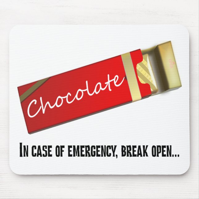 Ich denke, dass dieses als Schokoladennotfall Mousepad (Vorne)