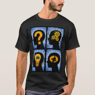 Ich denke, dass ich gehe zu fischen T-Shirt