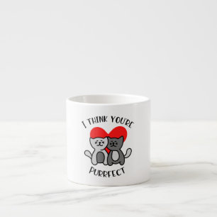 Ich denke, du bist purfect Expresso-Tasse Espressotasse
