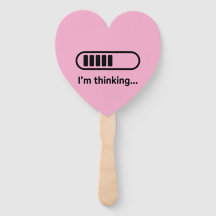 Ich denke nach... Fortschrittsbalken Rosa Minimali