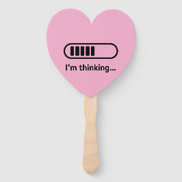 Ich denke nach... Fortschrittsbalken Rosa Minimali Fächer