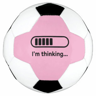 Ich denke nach... Ladefortschrittsbalken Rosa Mini Fußball