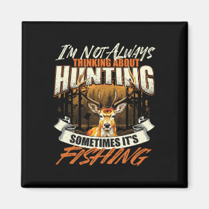 Ich denke nicht immer an die Jagd - Wildtiere D Magnet