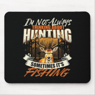 Ich denke nicht immer an die Jagd - Wildtiere D Mousepad