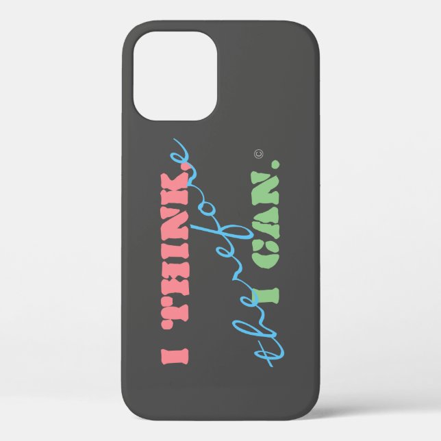 Ich denke - positives Denken iPhone 12 Fall Case-Mate iPhone Hülle (Rückseite)