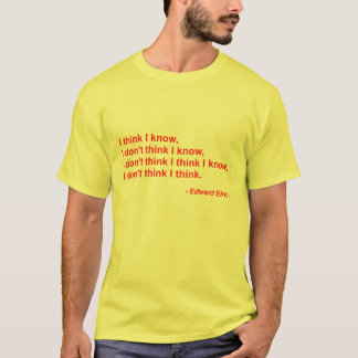 Ich denke - Rot T-Shirt